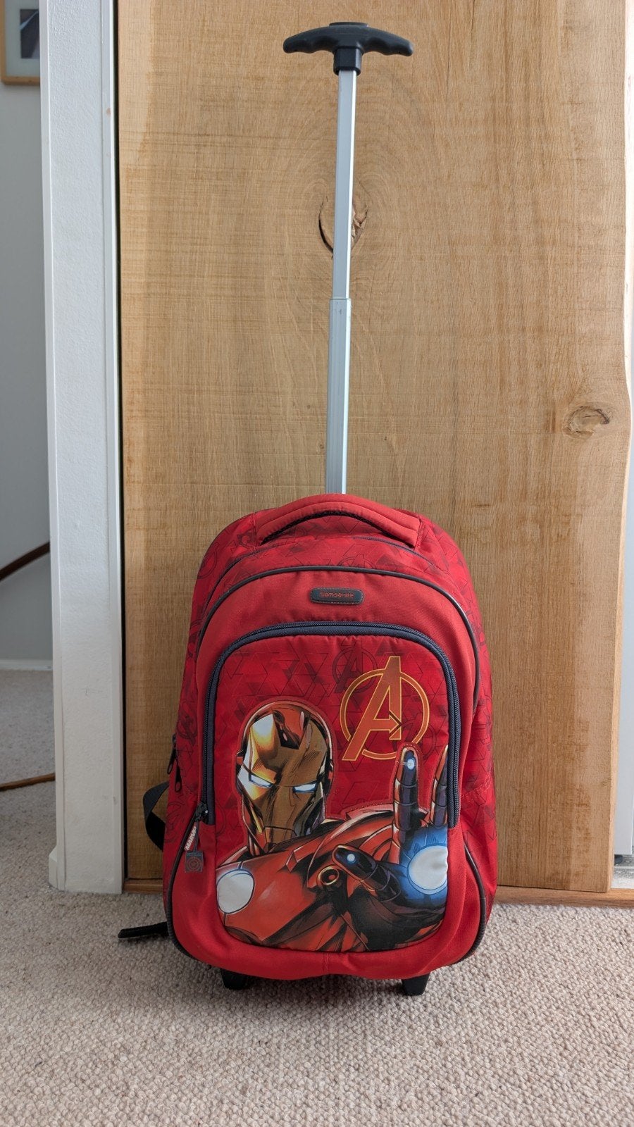 Samsonite Iron Man Avengers Trolley Rugzak, Ophalen of Verzenden, Gebruikt, Overige merken