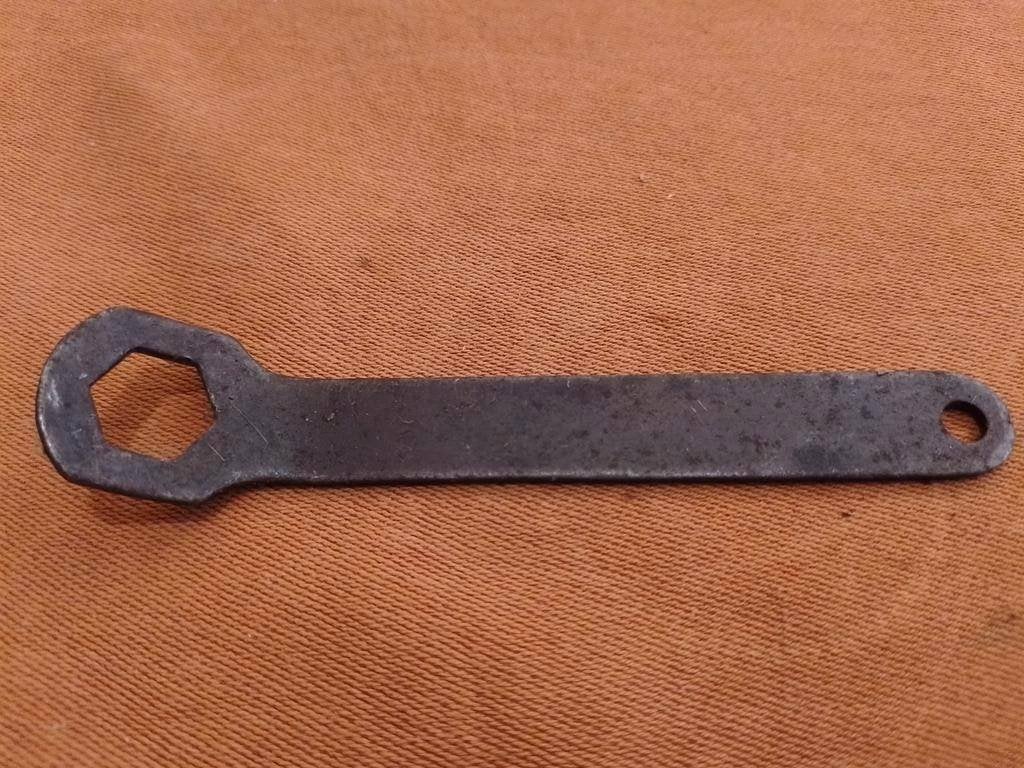 oud type bracketsleutel / wrench, Verzenden, Gebruikt, Crankstelgereedschap