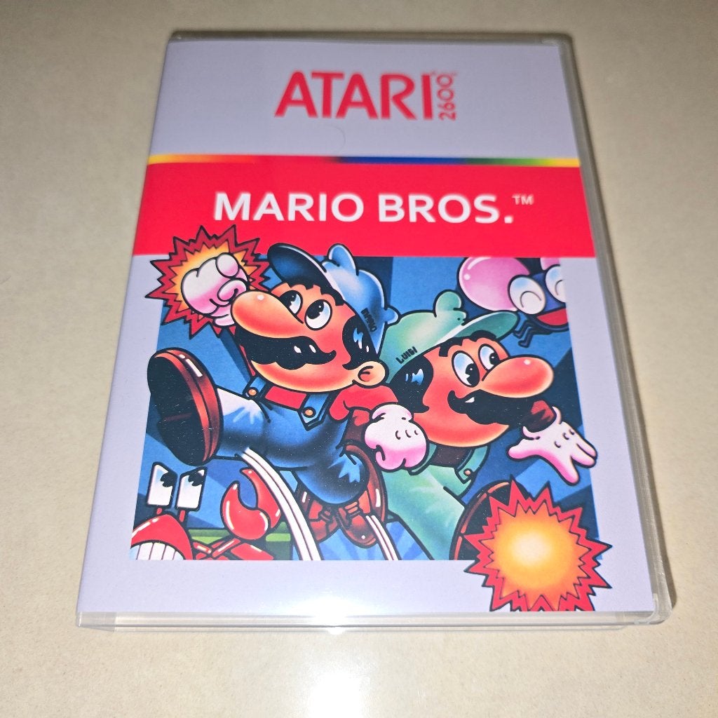 Mario Bros. Atari 2600 Game Case, Spelcomputers en Games, Avontuur en Actie, Verzenden, 1 speler, Zo goed als nieuw
