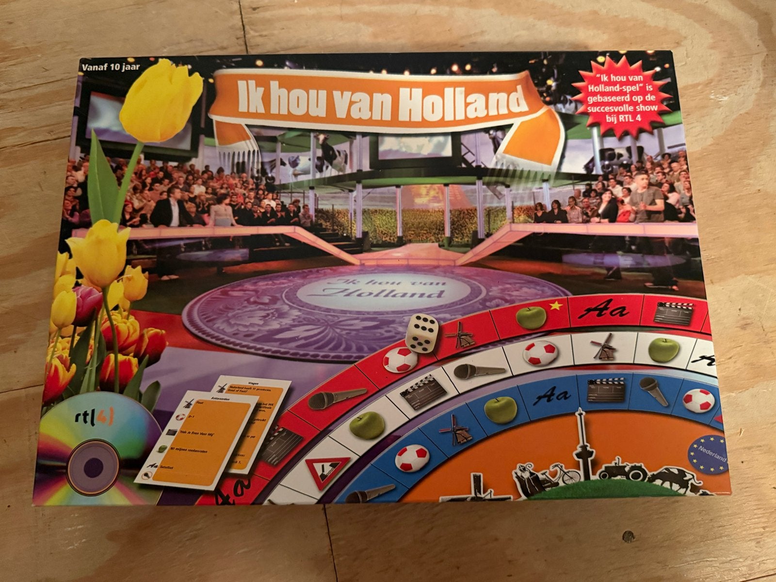 Bordspel Ik Hou Van Holland - Gezellig familiespel, Drie of vier spelers, Ophalen, Zo goed als nieuw