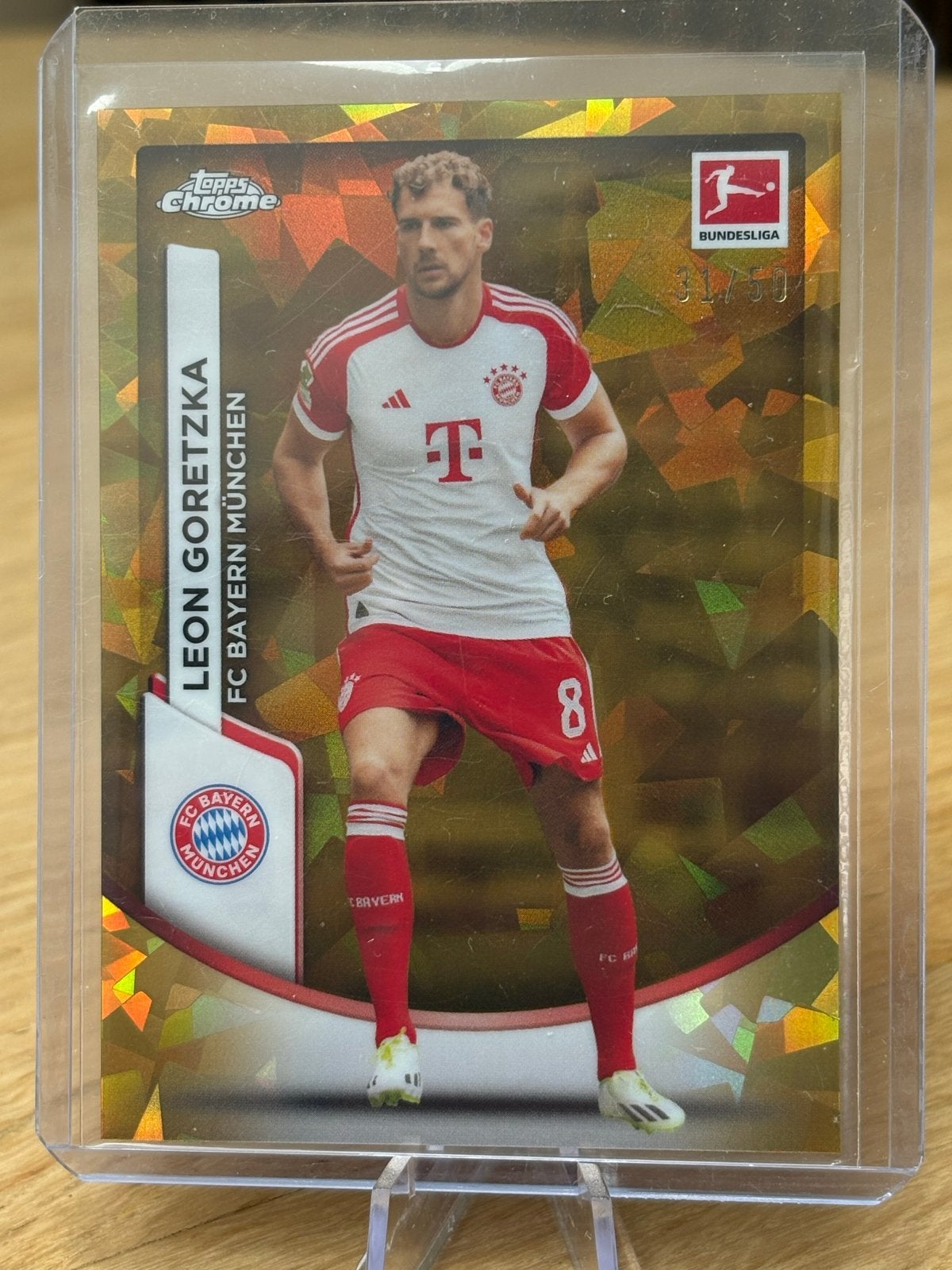 Leon Goretzka Topps Chrome Bundesliga Spelerskaart, Ophalen, Zo goed als nieuw, Buitenlandse clubs, Spelerskaart