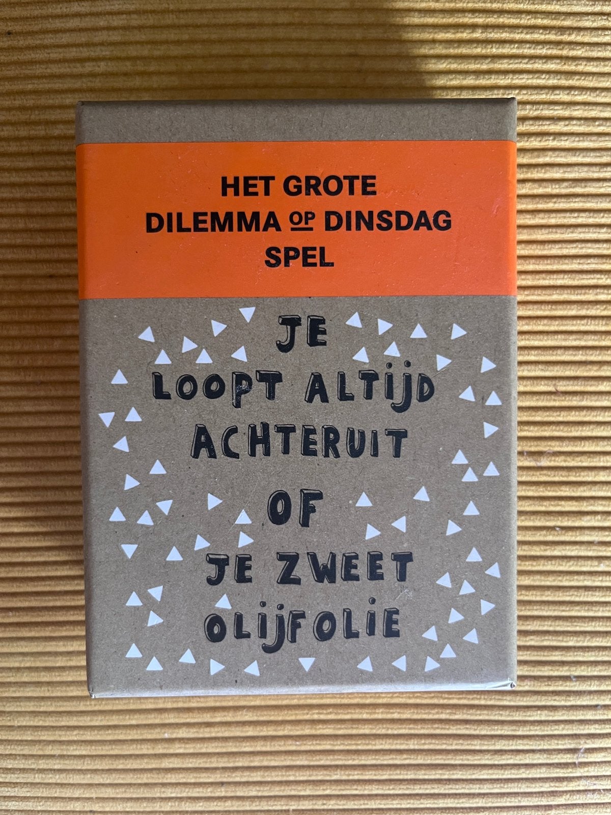 Het Grote Dilemma op Dinsdag Spel - Zo goed als nieuw, Drie of vier spelers, Ophalen of Verzenden, Zo goed als nieuw