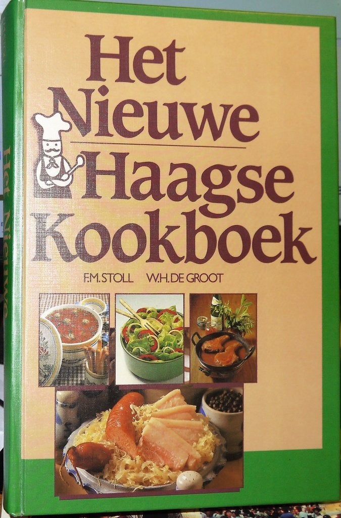 Het Nieuwe Haagse Kookboek FM Stoll WH de Groot 71e druk, FM Stoll WH de Groot, Zo goed als nieuw, Nederland en België, Tapas, Hapjes en Dim Sum