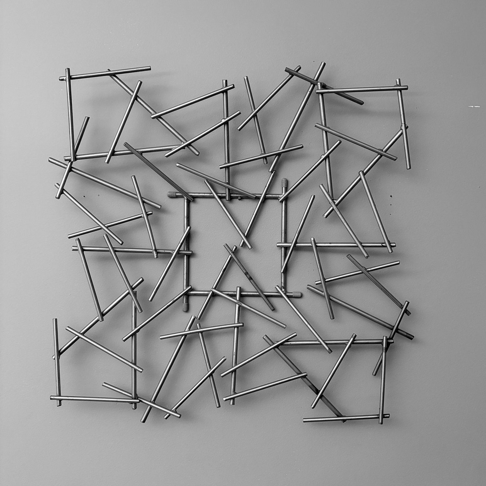 metalen wandsculptuur, Ophalen of Verzenden, Zo goed als nieuw