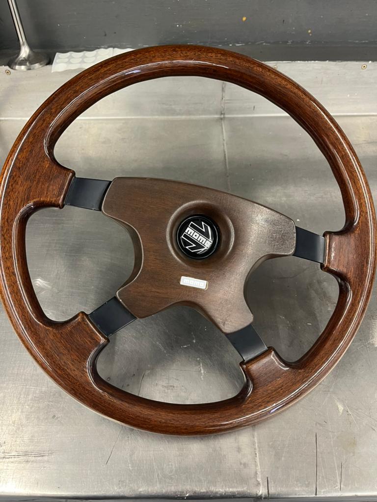Momo houten sportstuur - Klassiek design, Ophalen, Gebruikt, Universele onderdelen