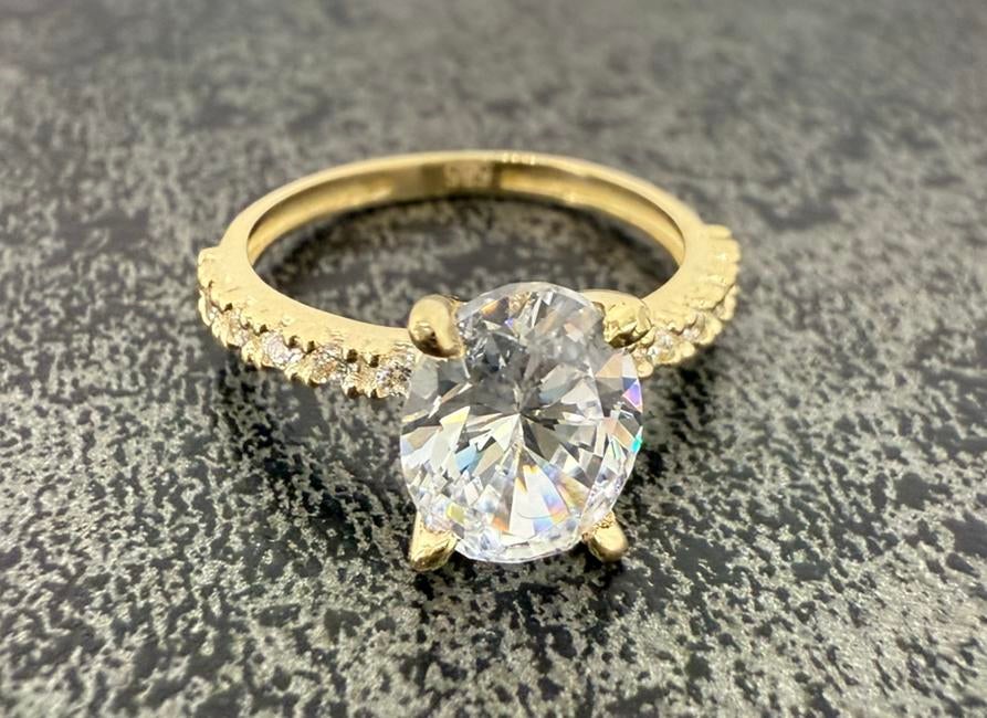 Prachtige 14 karaats gouden verlovingsring / trouwring, Sieraden, Tassen en Uiterlijk, Ringen, Ophalen of Verzenden, Nieuw, Goud