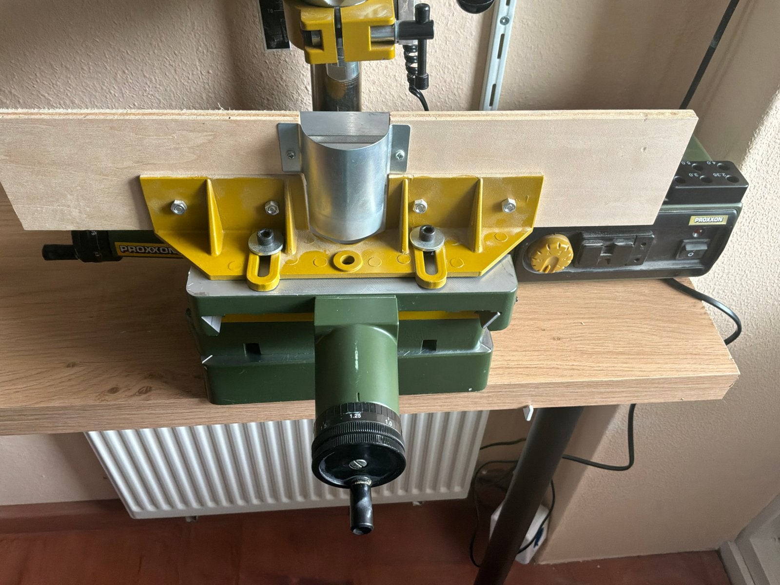 Proxxon BFW 40/E Boorkolom met kruistafel, Ophalen, Gebruikt, Variabele snelheid, Minder dan 400 watt