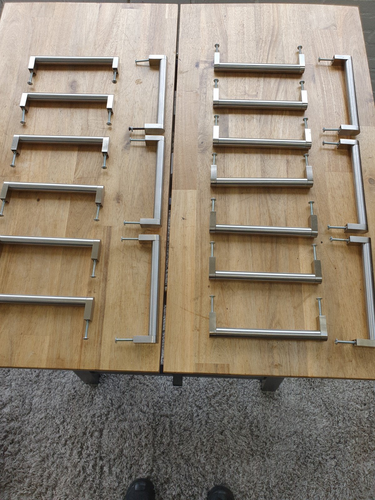 Handgrepen, Minder dan 50 cm, Ophalen of Verzenden, Zo goed als nieuw, Minder dan 25 cm