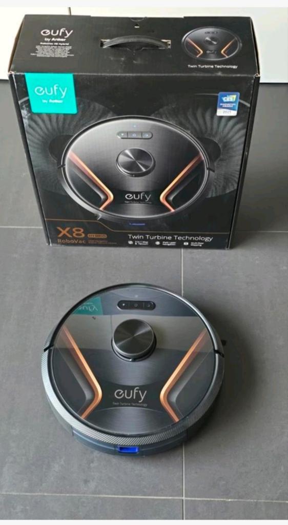 Mooie Eufy RoboVac X8 Hybrid Robotstofzuiger voor €135 !!, Ophalen, Overige merken, Bedienbaar via app, Zo goed als nieuw