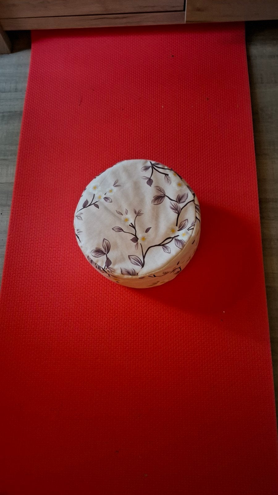 Meditatie kussen en mat, Ophalen