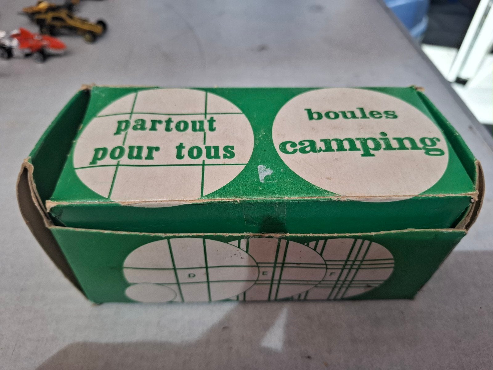 Vintage Boules Camping Set - Petanque Ballen, Ophalen of Verzenden, Gebruikt