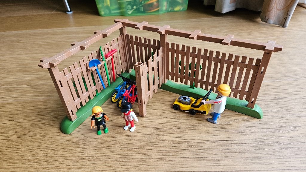playmobil 4280 opbergplaats fietsen, Complete set, Overige typen, Ophalen of Verzenden, Zo goed als nieuw