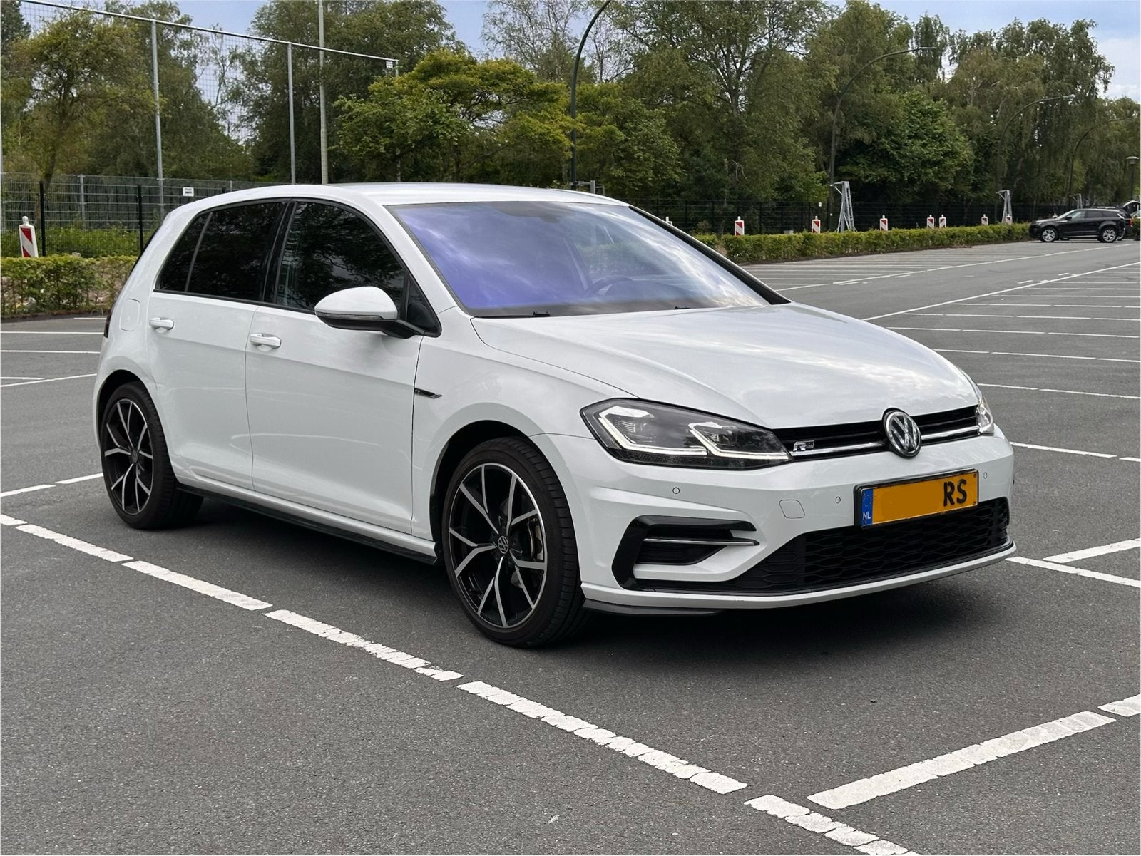 Volkswagen Golf 7.5 R line 1.4 TSI 150 Pk DSG 2017, Auto's, Euro 6, 4 cilinders, Alcantara, Wit