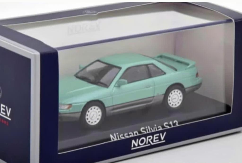 Nissan Silvia S13 1988 L.Groen schaal 1/43 NOREV ref. 420181, Verzenden, Nieuw, Auto, Norev