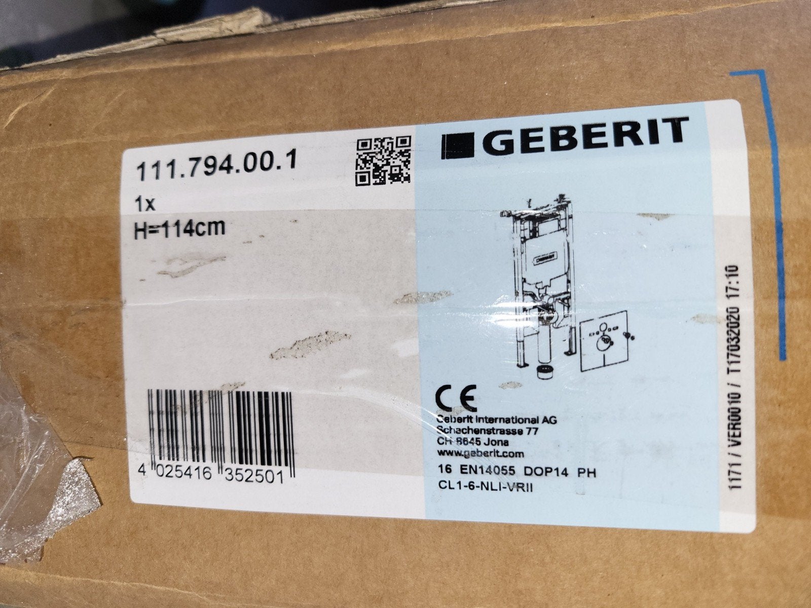 Geberit Duofix Sigma 8 UP720 inbouwreservoir - Nieuw en, Ophalen, Nieuw, Toilet