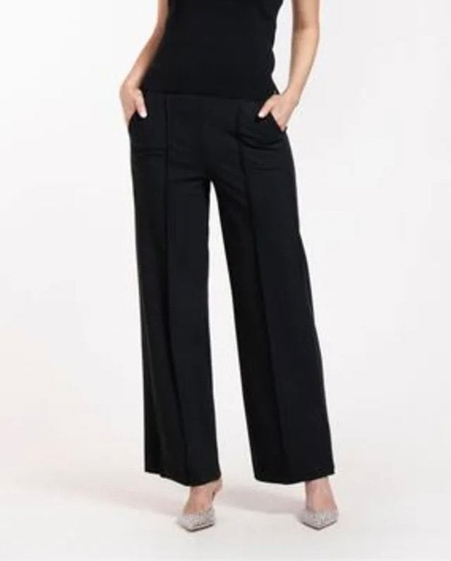 Studio Anneloes Noemie broek black heavy travelstof mt L, Kleding | Dames, Zwart, Maat 42/44 (L), Ophalen of Verzenden, Zo goed als nieuw