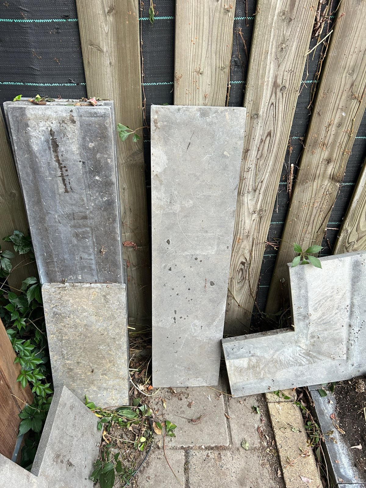 Hardsteen vijver rand, Ophalen, Gebruikt, Minder dan 5 m², Beton