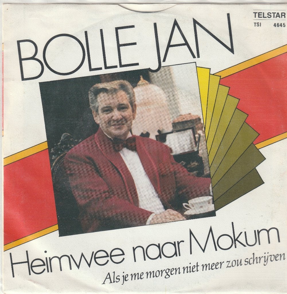 Bolle Jan Heimwee Naar Mokum Vinyl single, Ophalen of Verzenden, Zo goed als nieuw, Nederlandstalig