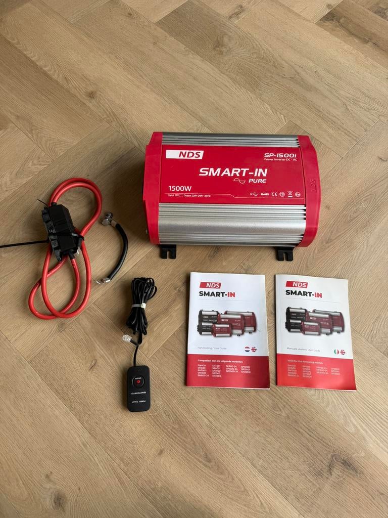 Omvormer NDS SP 1500 watt omvormer zuivere sinus, Ophalen of Verzenden, Gebruikt