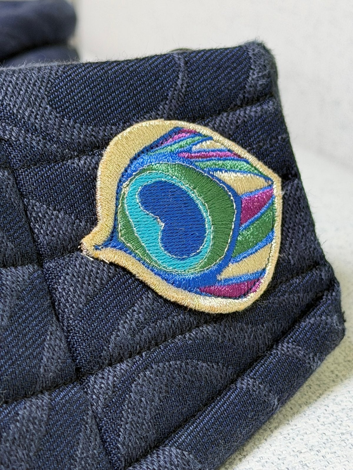 Artipoppe draagzak + inzetstuk Zeitgeist Argus Belle (blauw), Buik of Rug, Nieuw, Draagzak, Ophalen