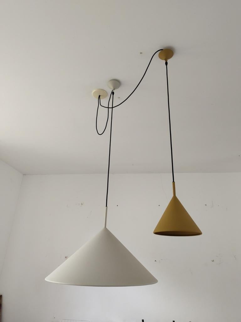 2 HK Living triangle Hanglampen, Huis en Inrichting, Lampen | Hanglampen, Zo goed als nieuw, 75 cm of meer, Metaal, Ophalen