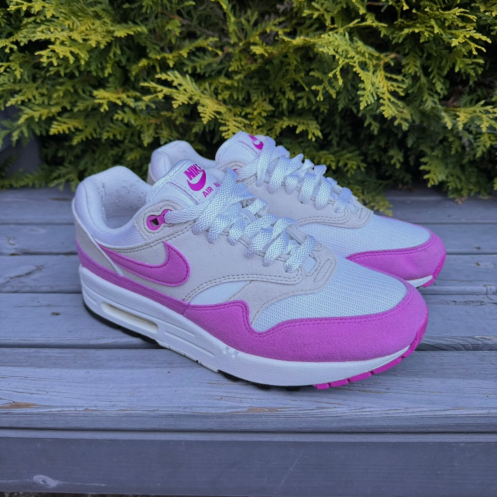 Nike Air Max 1 Wmns Fuchsia Dream (37,5), Ophalen of Verzenden, Roze, Sneakers of Gympen, Zo goed als nieuw