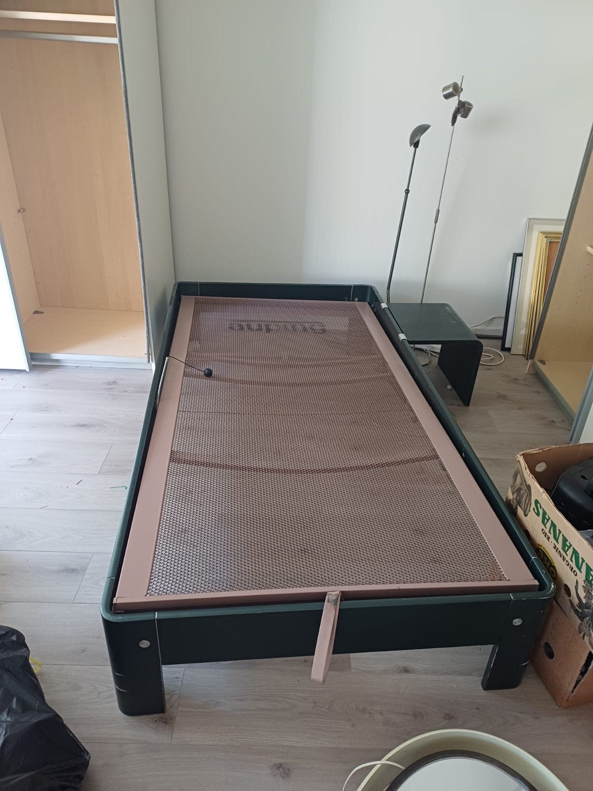 Auping bed met zijplankje, Ophalen, Gebruikt, 90 cm, Eenpersoons