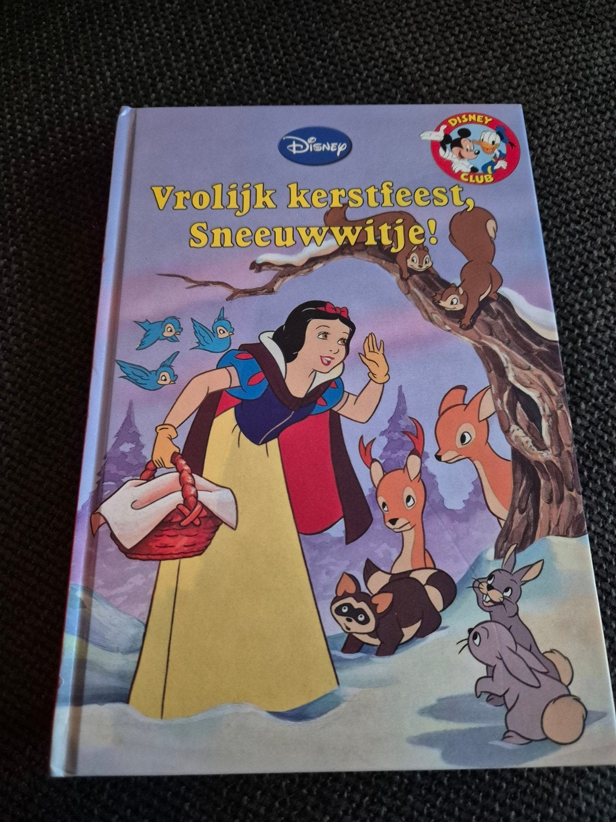 Disney vrolijk kerstfeest  sneeuwwitje met cd, Boeken, Ophalen of Verzenden, Zo goed als nieuw, Sprookjes