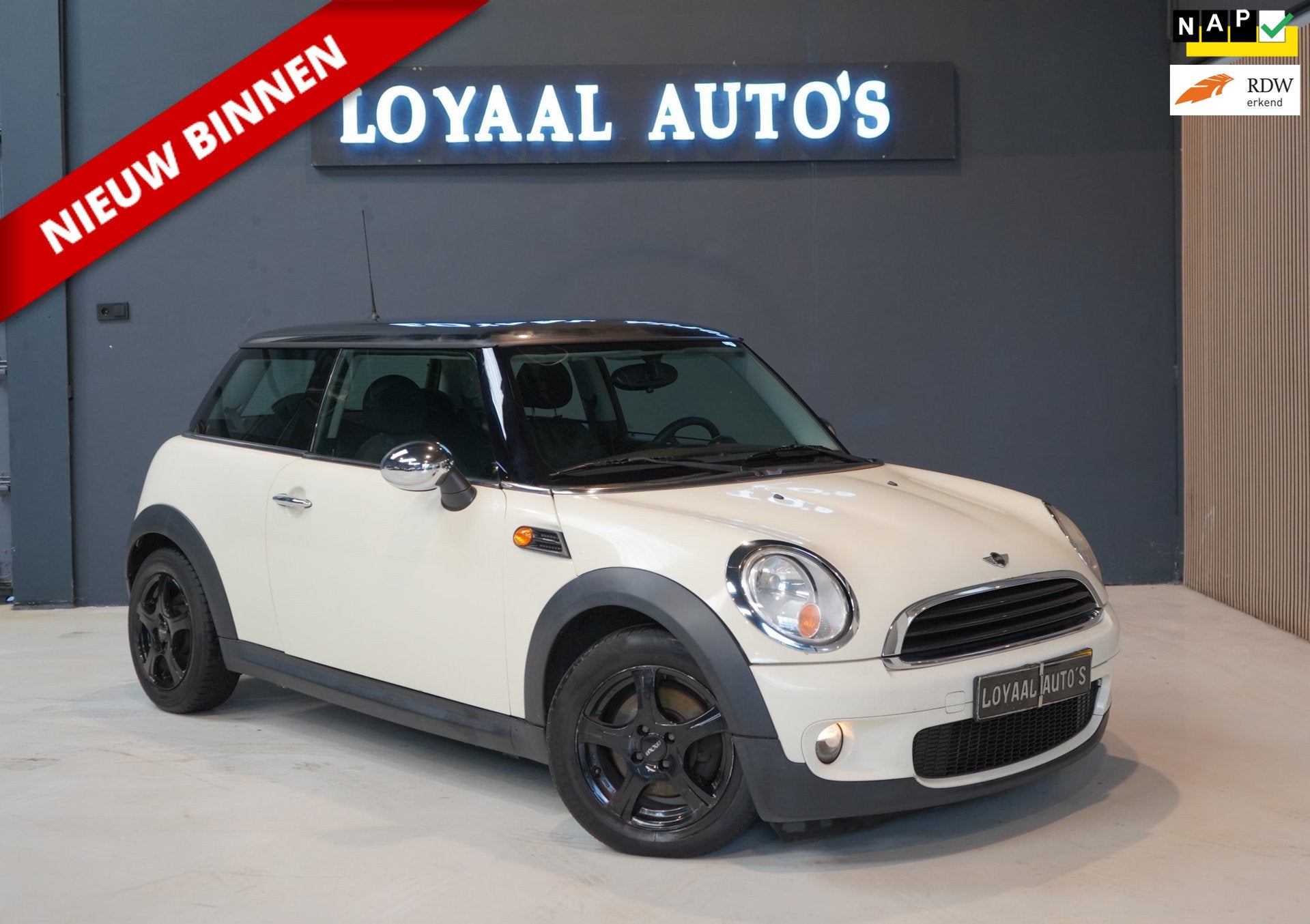 Mini 3-Deurs 1.4 One | AIRCO | NAP | ELEK. RAMEN | APK, Voorwielaandrijving, Stof, 4 cilinders, 4 stoelen