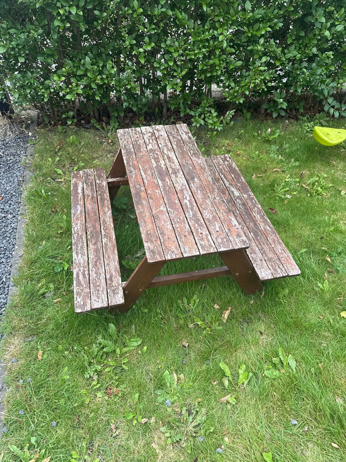 Houten kinderpicknicktafel voor buiten, Gebruikt, Rechthoekig, Hout, Ophalen