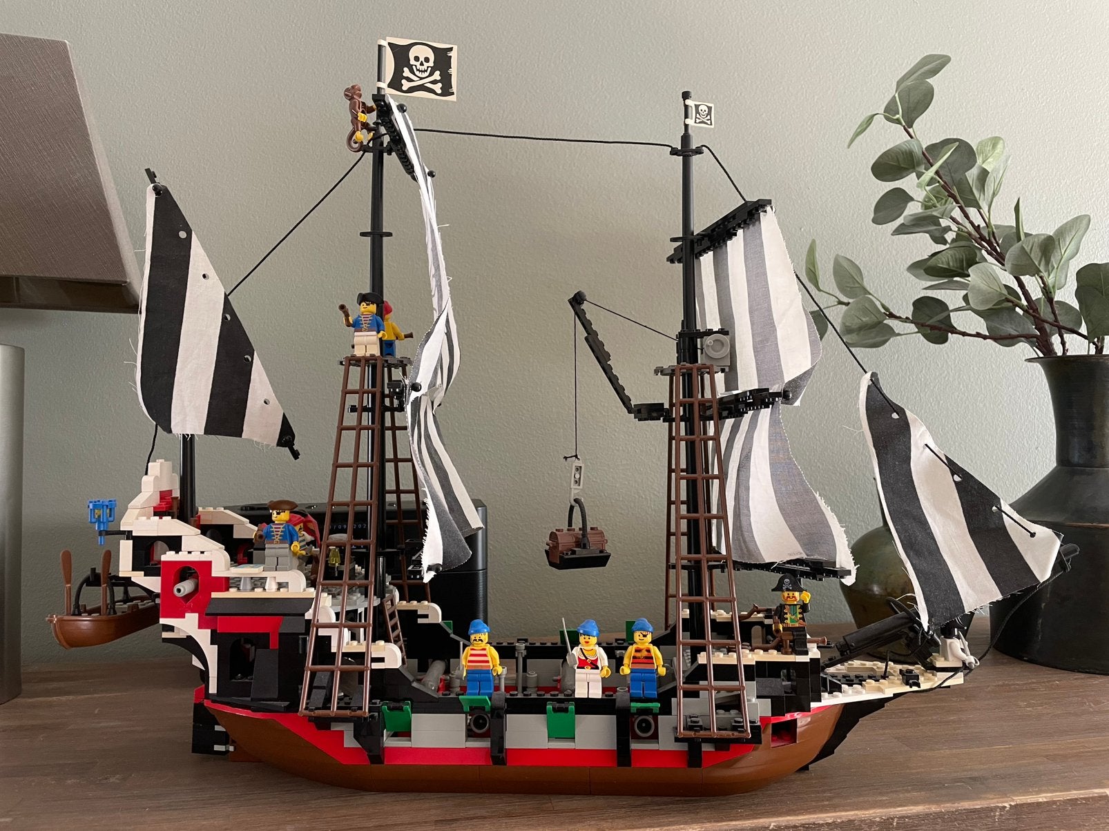 LEGO 6286 Skull’s Eye Schooner (1993), Ophalen of Verzenden, Zo goed als nieuw, Overige merken