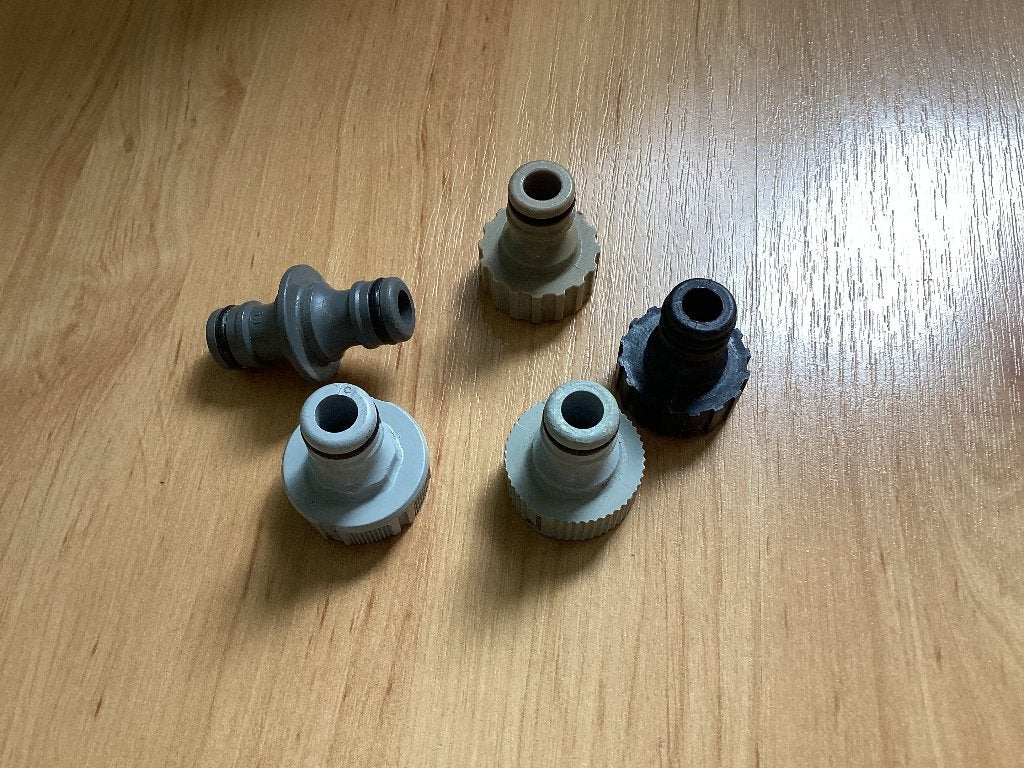 Tuinslang kraanverbinding koppeling, Ophalen of Verzenden, Gebruikt, Tuinslang