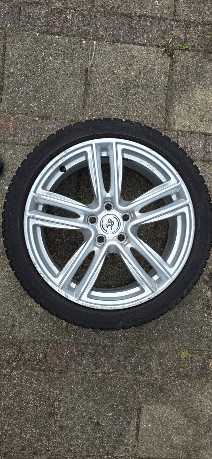 18 inch velgen met winterbanden, Auto-onderdelen, Banden en Velgen, Ophalen, 18 inch, Gebruikt, Banden en Velgen
