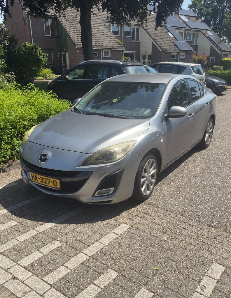 Mazda 3 2.0 Disi Sedan 2009 Grijs beschikbaar vanaf 10-7, Auto's, Voorwielaandrijving, Euro 5, Zwart, 4 cilinders