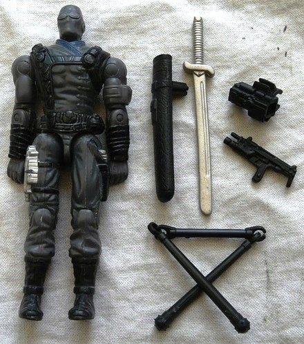 Actiefiguur COBRA, SNAKE EYES (v17), series 20, Hasbro, 2004, Ophalen of Verzenden, Gebruikt