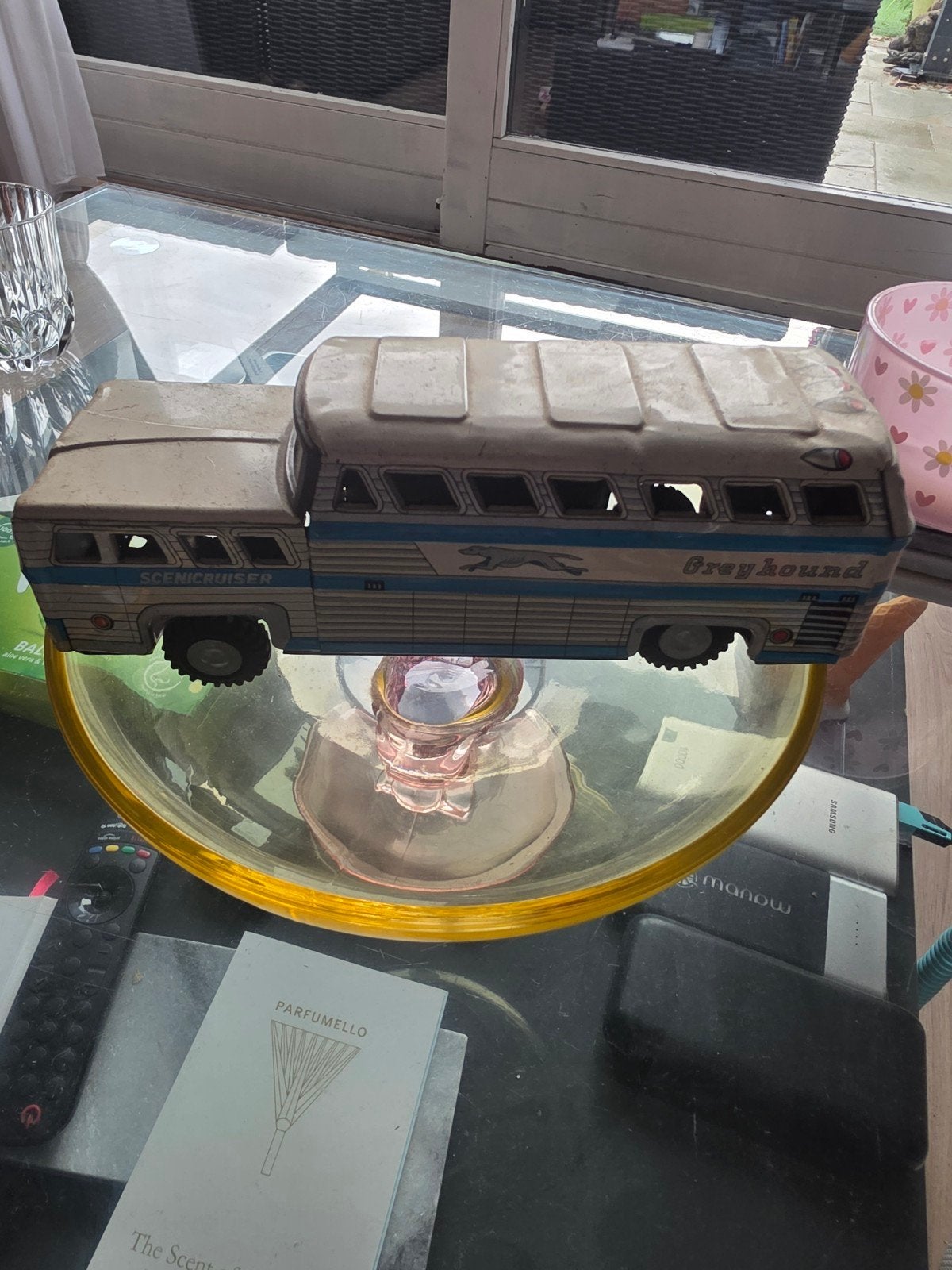 Vintage Greyhound Scenicruiser Blikken Bus, Ophalen of Verzenden, Gebruikt, 1:50 tot 1:144