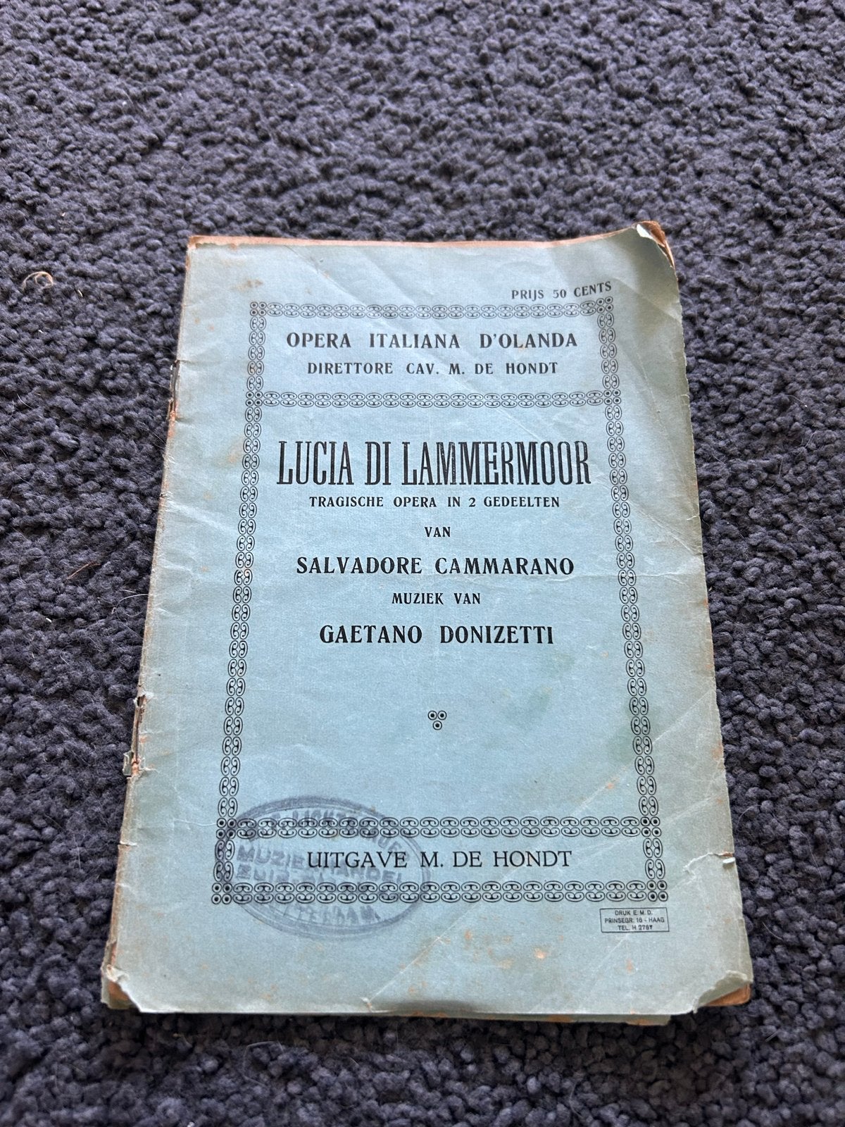 Lucia di Lammermoor - Tragische Opera - Donizetti, Ophalen, Gelezen, Genre of Stijl