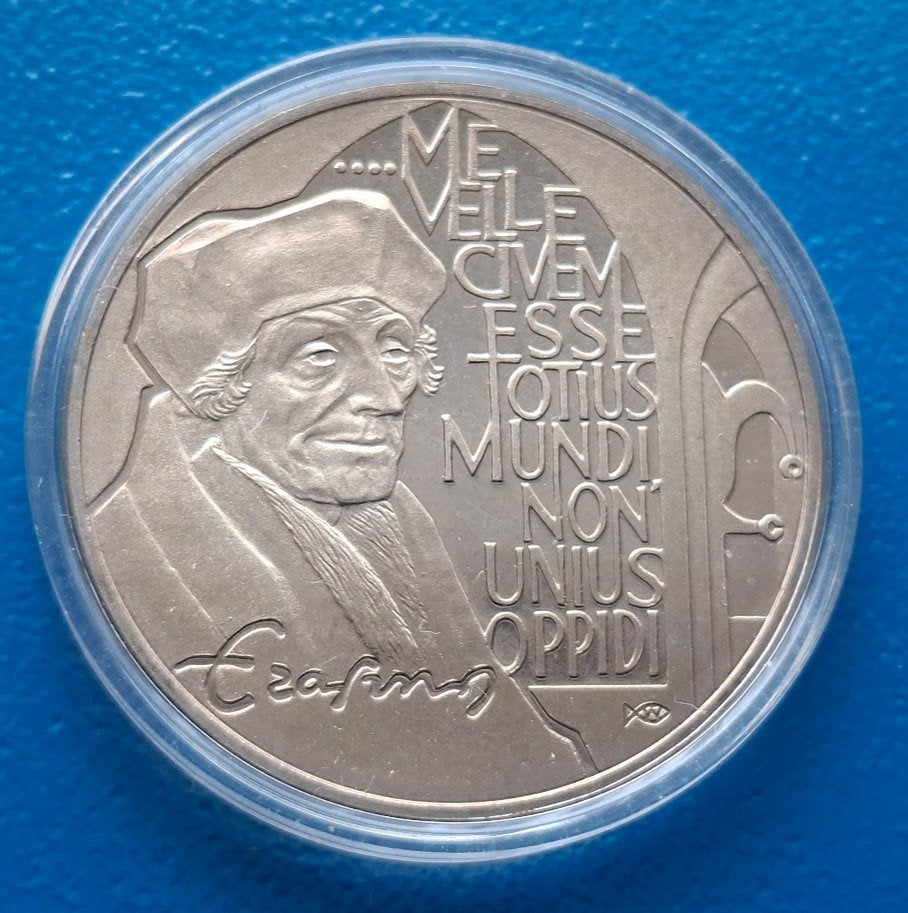 10 ecu Desiderius Erasmus - 1991 UNC, Verzenden, Overige materialen, Nederland