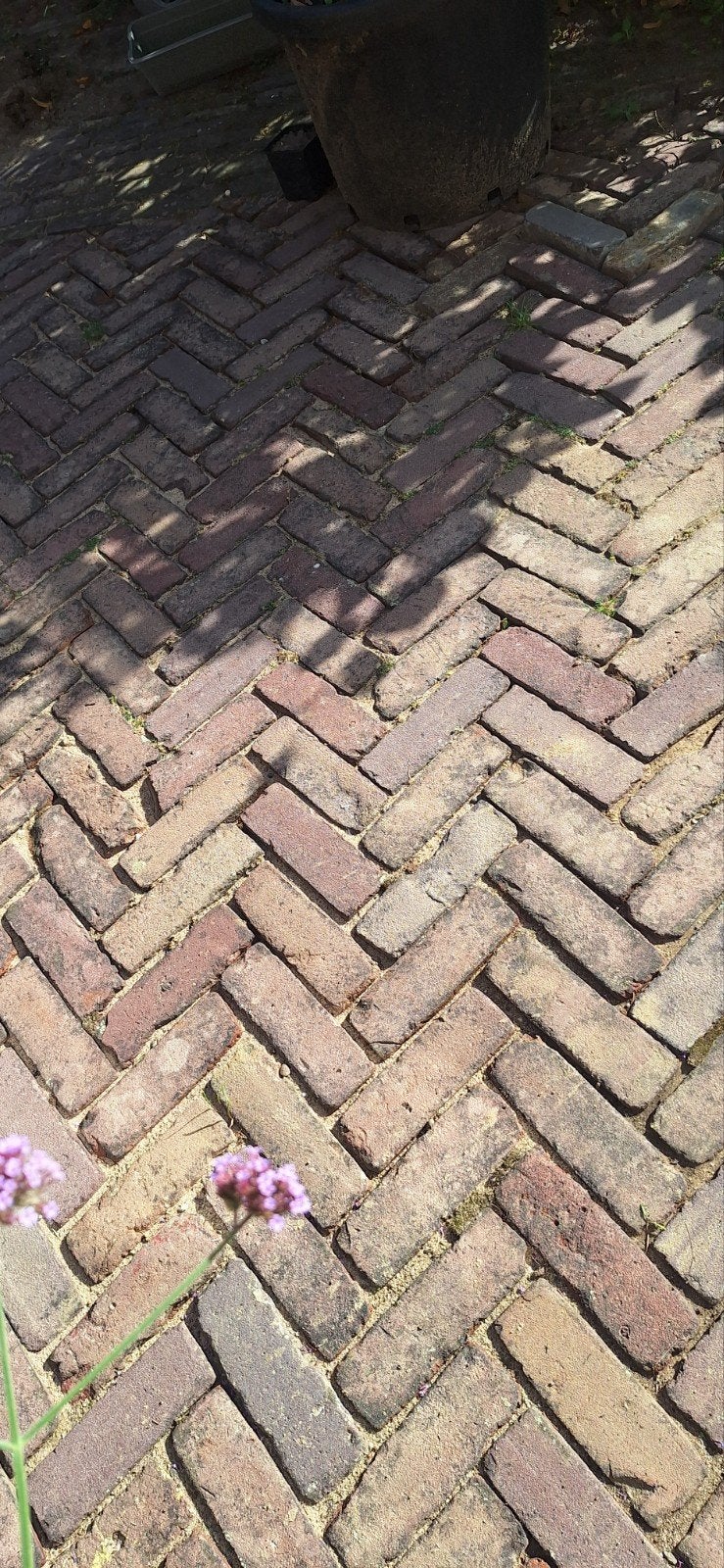 Ruim 10m2 authentieke gebakken klinkers, rood- bruin bont, Ophalen, Overige materialen, Gebruikt, Overige typen