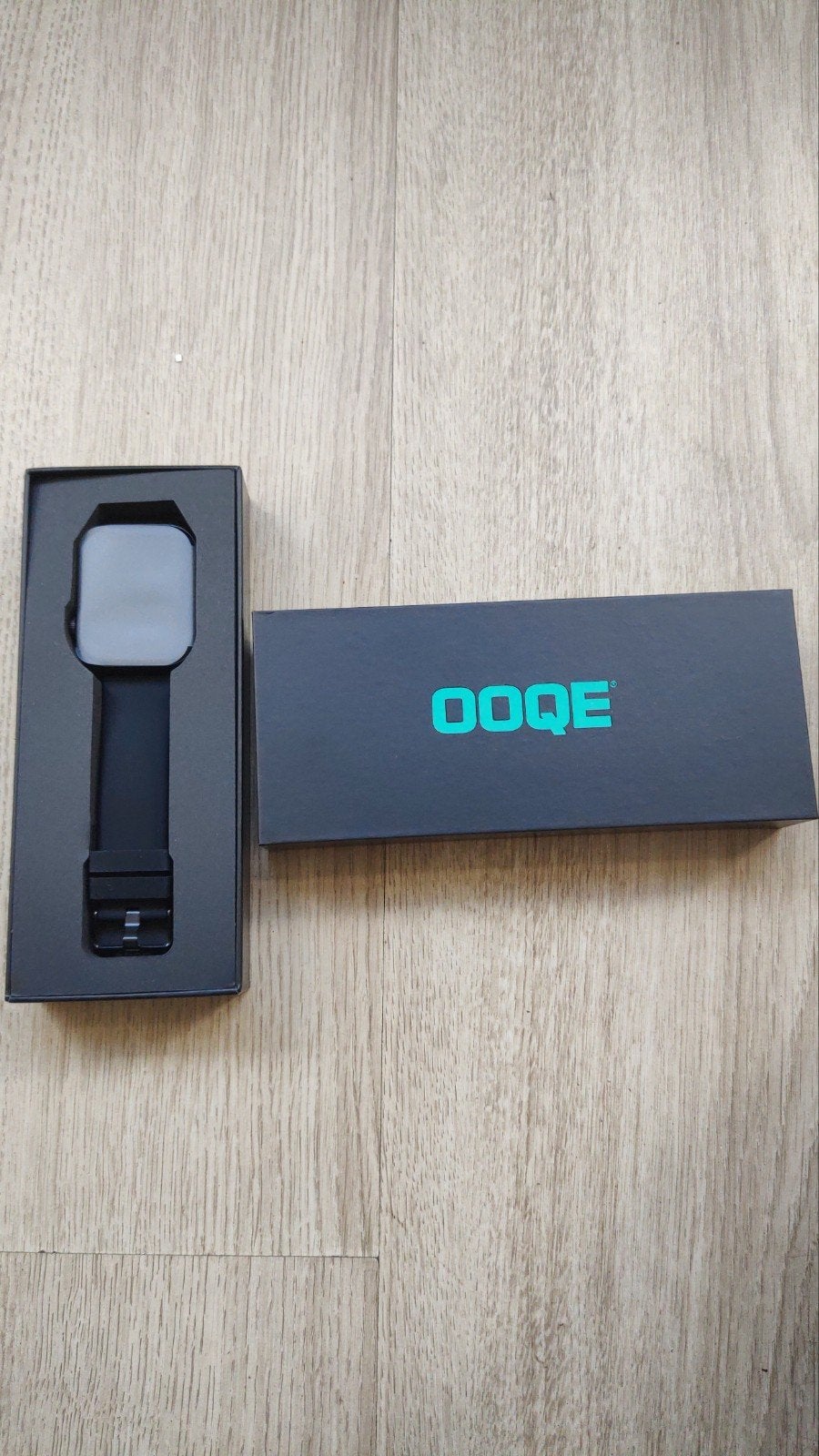 OOQE Smartwatch - Nieuw in doos, Ophalen, Hartslag, Zwart, Nieuw