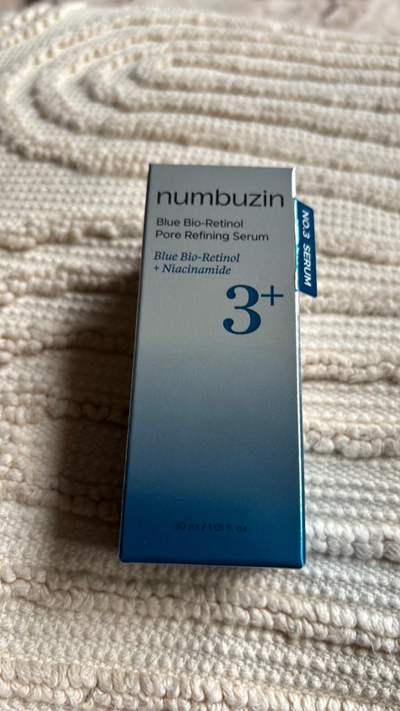Numbuzin No.3 Blue Bio-Retinol Pore Refining Serum, Ophalen of Verzenden, Nieuw, Gehele gezicht, Verzorging