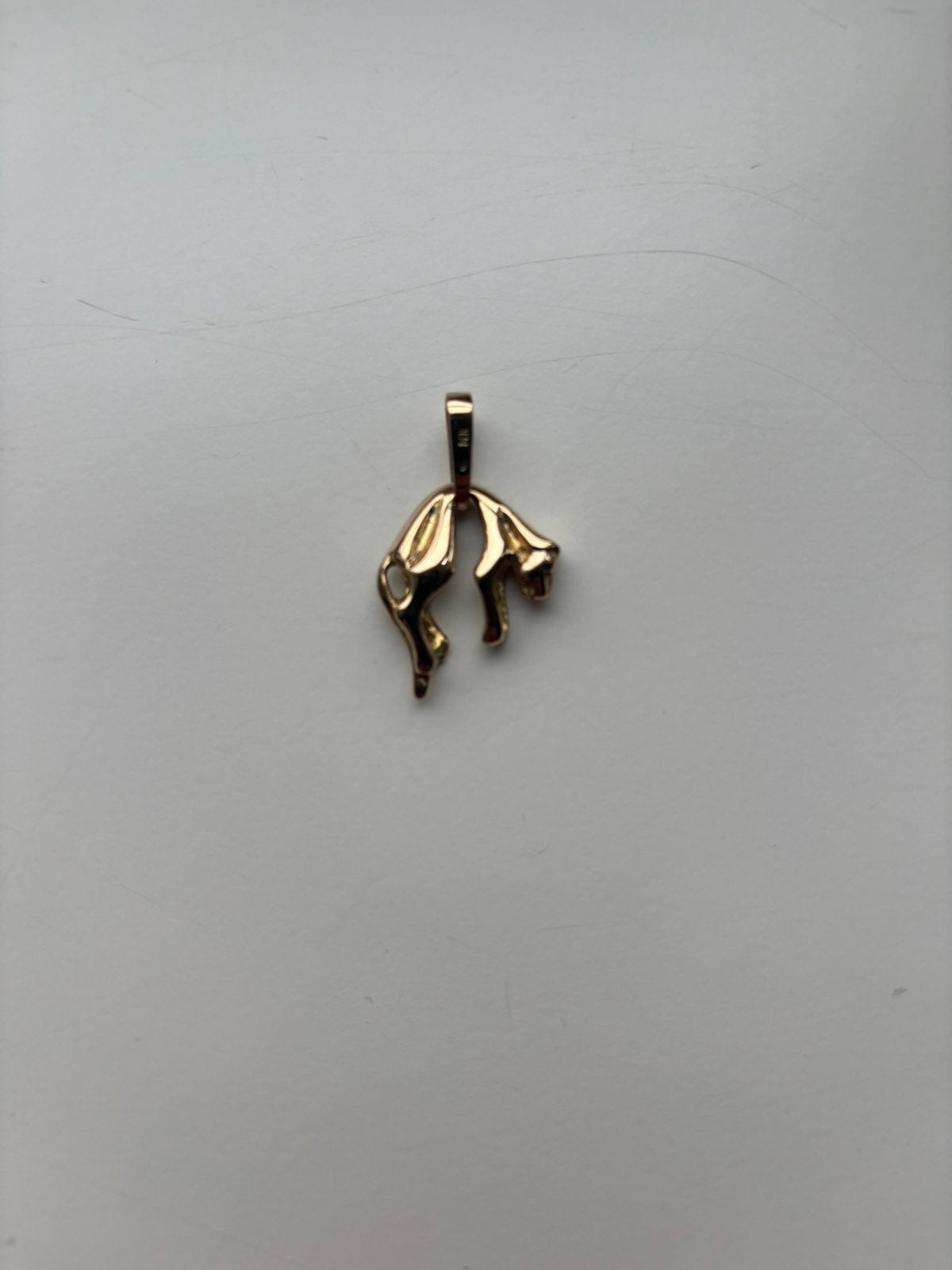 Panter Hanger (Cartier) 14 karaat Massief, Ophalen, Zo goed als nieuw, Goud, Overige merken