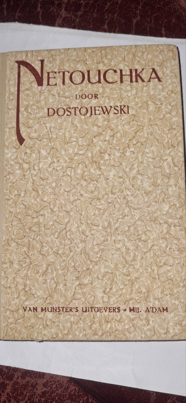 Netouchka door Dostojevski - Van Munster's Uitgevers, Ophalen of Verzenden, Gelezen, Dostojevski