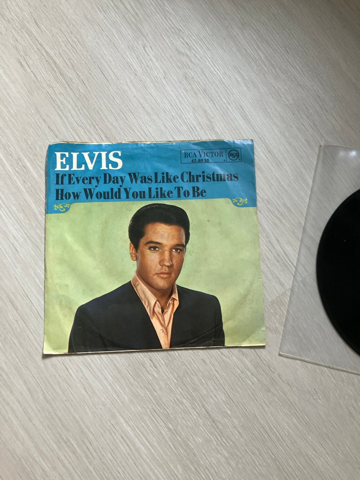 Elvis Presley - If Every Day Was Like Christmas Single, Gebruikt, 7 inch, Ophalen of Verzenden, Pop