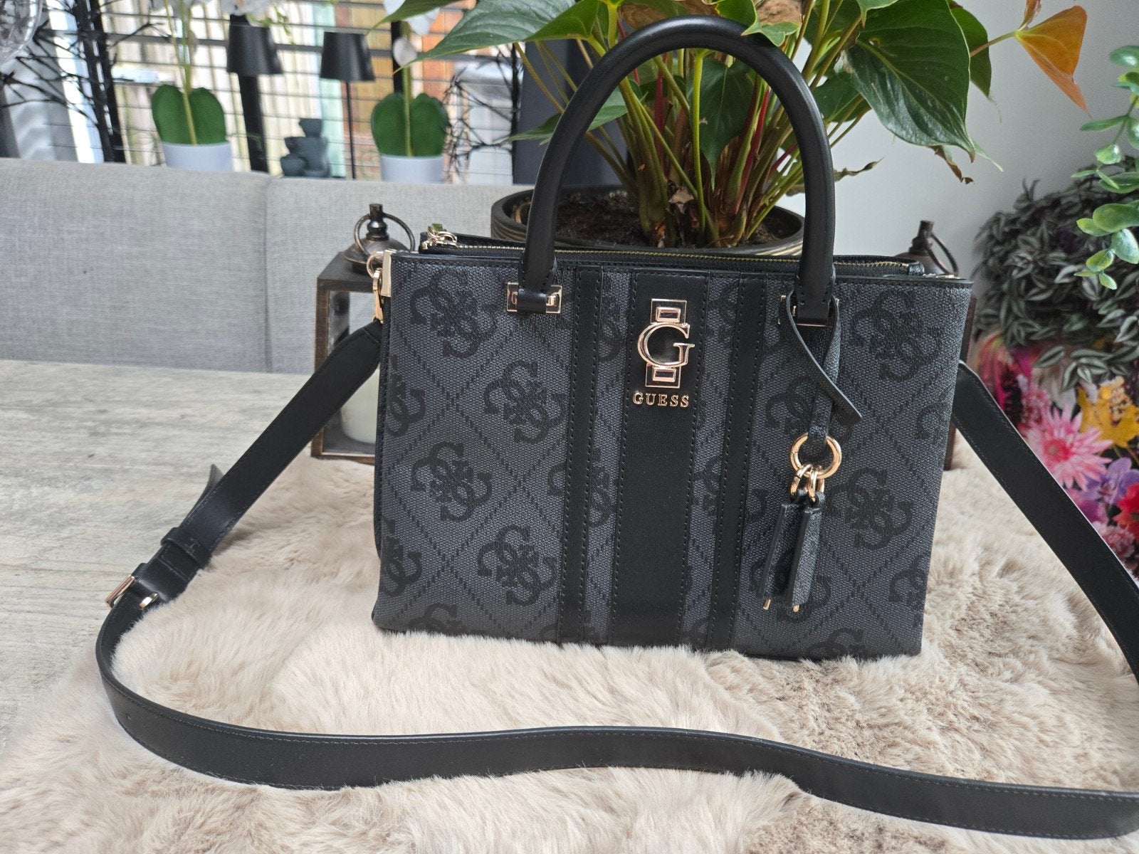 Guess handtas, Ophalen of Verzenden, Nieuw, Zwart, Handtas