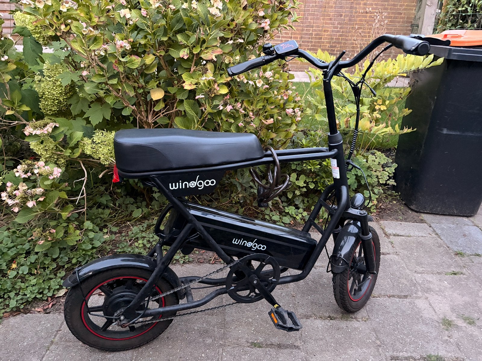 Windgoo F1 Hybrid E-bike 250W – 14 inch – zwart, Fietsen en Brommers, Minder dan 30 km per accu, Gebruikt, Minder dan 47 cm, Ophalen