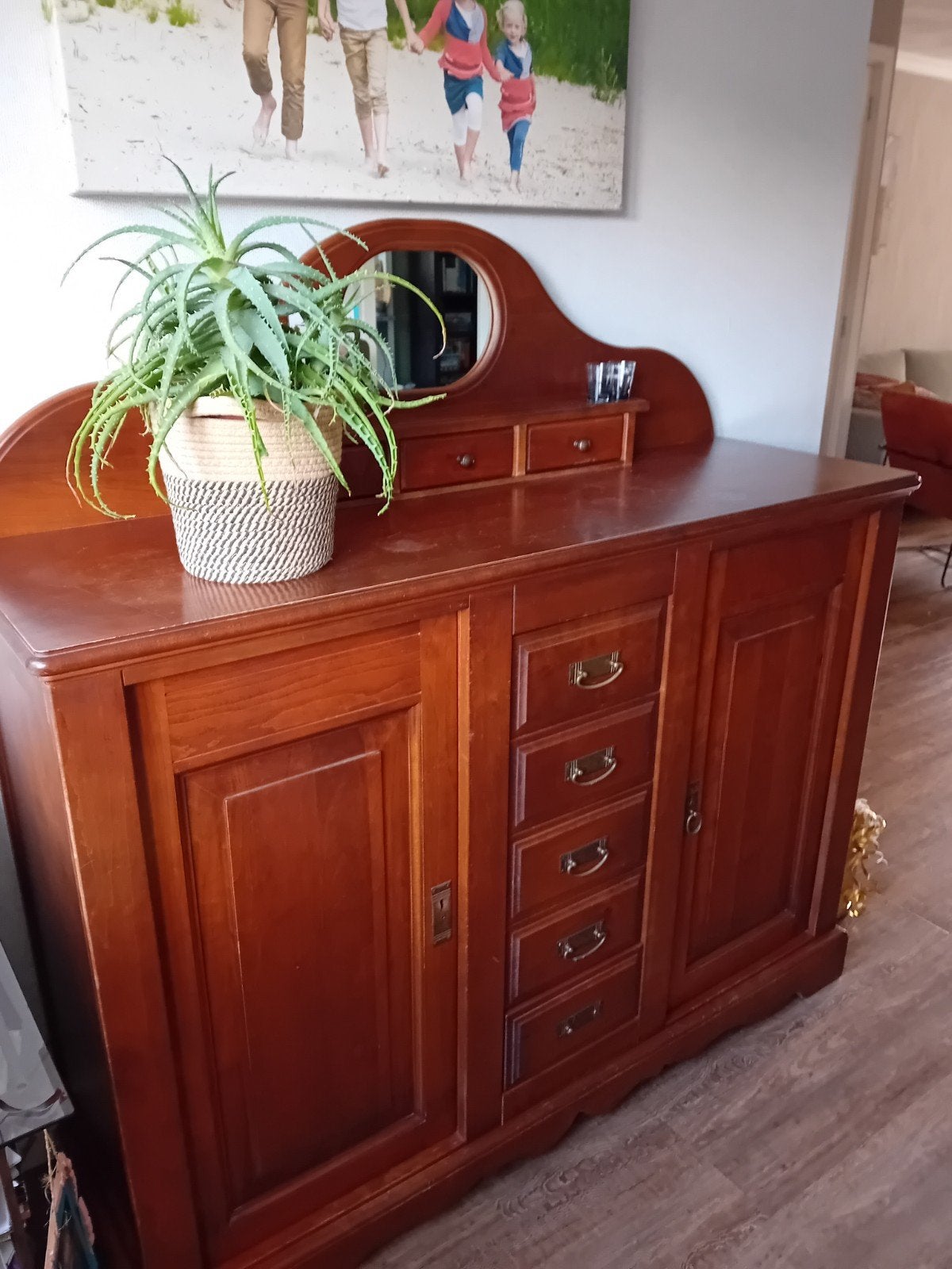 Kersenhouten Dressette - Leuk om op te knappen!, Ophalen