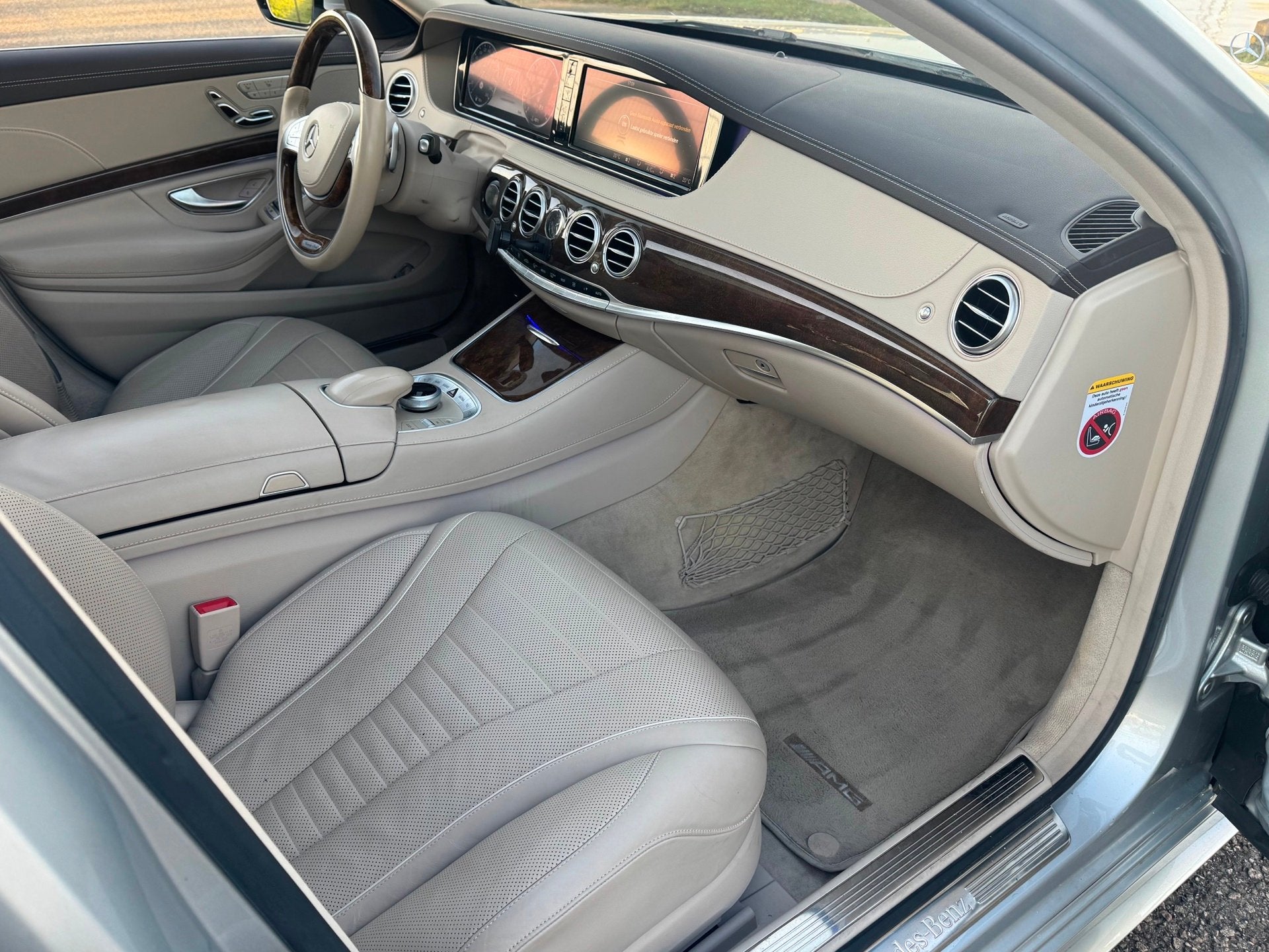 Mercedes-Benz S-klasse S500 Lang AMG-Styling Panodak 20inch, Auto's, Mercedes-Benz, Achterwielaandrijving, Sedan, Automaat, 4663 cc