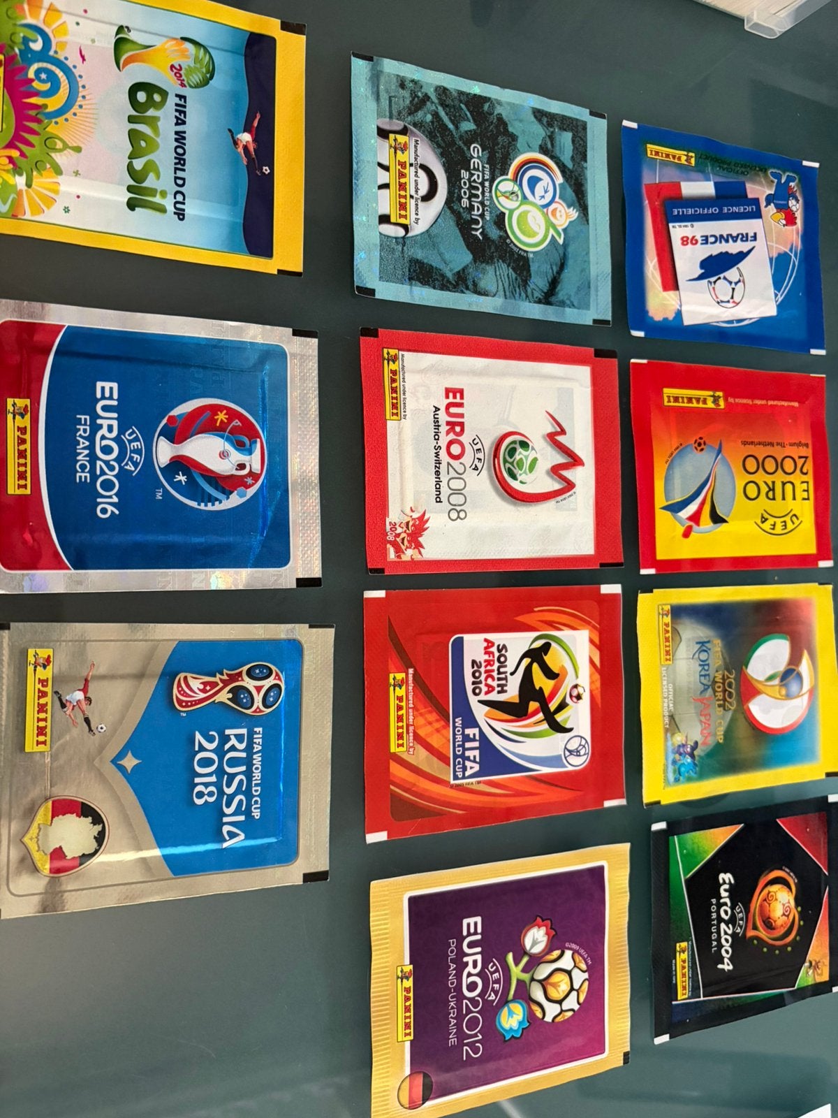Panini zakjes diverse jaargangen, Verzenden, Nieuw, Meerdere stickers