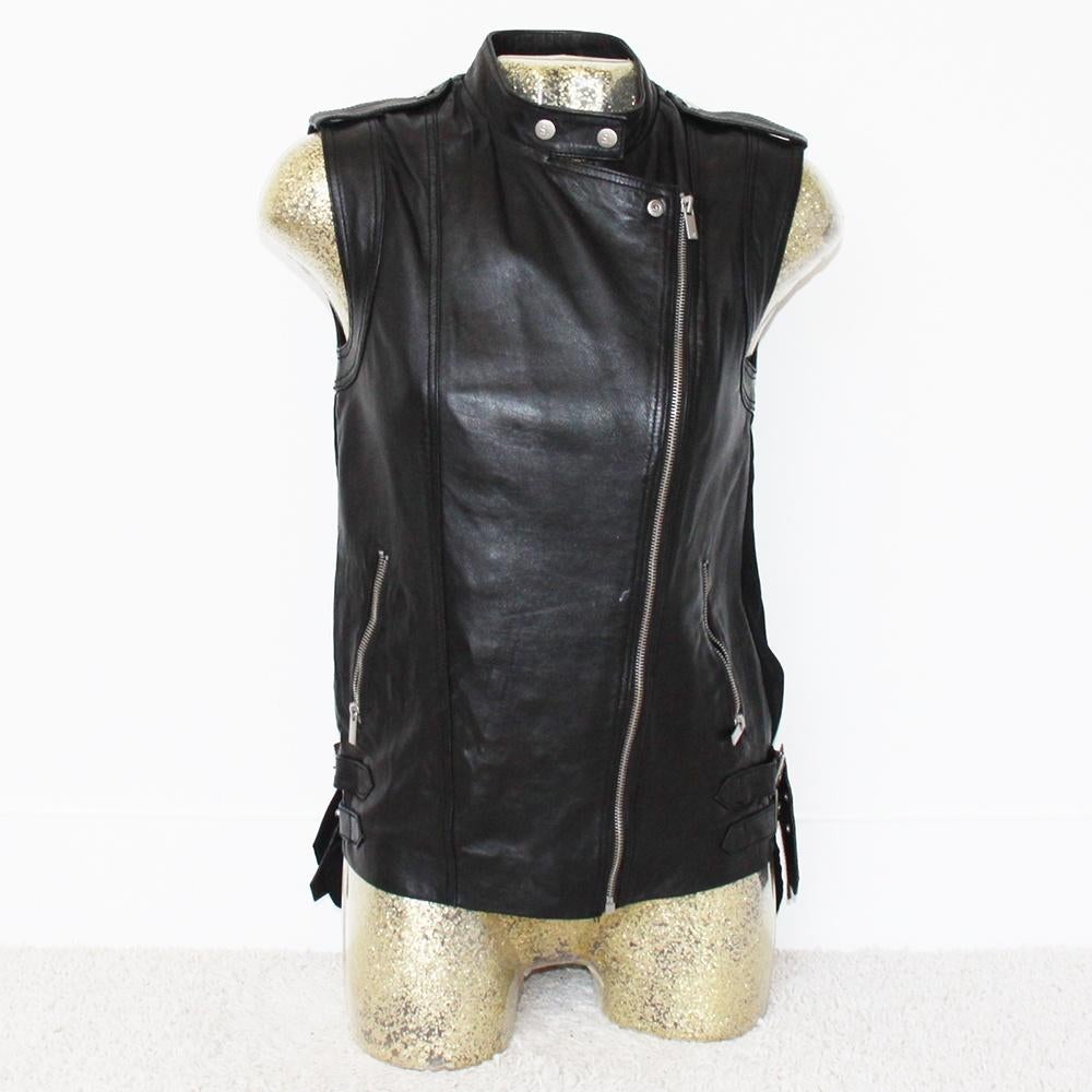 Mooi Zacht Leren Supertrash Hesje - 64 (Maat 34) € 65,-, Supertrash, Zwart, Ophalen of Verzenden, Zo goed als nieuw